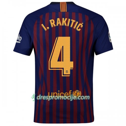 FC Barcelona Dres I.Rakitic 4 Domaći 2018/19 Kratkih Rukava FC Barcelona Dres I.Rakitic 4 Domaći 2018/19 Kratkih Rukava